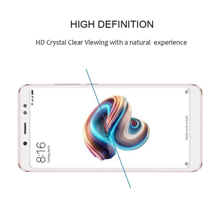 0.33mm 9H 2.5D Full Screen Fully Adhesive Tempered Glass Film for Xiaomi Redmi Note 5 Pro(White) -  by PMC Jewellery | Online Shopping South Africa | PMC Jewellery