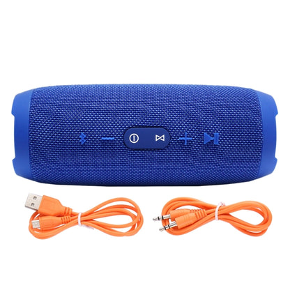 Charge3 Life Waterproof Bluetooth Stereo Speaker, Built-in MIC, Support Hands-free Calls & TF Card & AUX IN & Power Bank(Blue) - Waterproof Speaker by PMC Jewellery | Online Shopping South Africa | PMC Jewellery | Buy Now Pay Later Mobicred