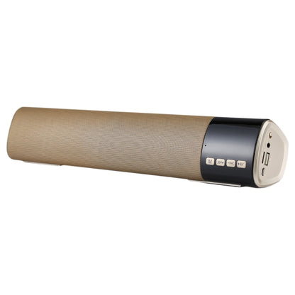 B28S New Big Bluetooth V3.0+EDR Stereo Speaker with LCD Display, Built-in MIC, Support Hands-free Calls & TF Card & AUX IN, Bluetooth Distance: 10m(Gold) - Desktop Speaker by PMC Jewellery | Online Shopping South Africa | PMC Jewellery | Buy Now Pay Later Mobicred