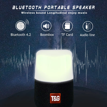 T&G TG168 Portable Wireless Bluetooth V5.0 Stereo Speaker with Handle, Built-in MIC, Support Flashing LED Light & TF Card & U Disk & AUX IN & FM(Red) - Desktop Speaker by T&G | Online Shopping South Africa | PMC Jewellery | Buy Now Pay Later Mobicred