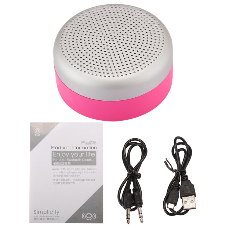 M227 Multifunctional Card Music Playback Bluetooth Speaker, Support Handfree Call & TF Card & AUX Audio Function(Magenta) - Desktop Speaker by PMC Jewellery | Online Shopping South Africa | PMC Jewellery | Buy Now Pay Later Mobicred