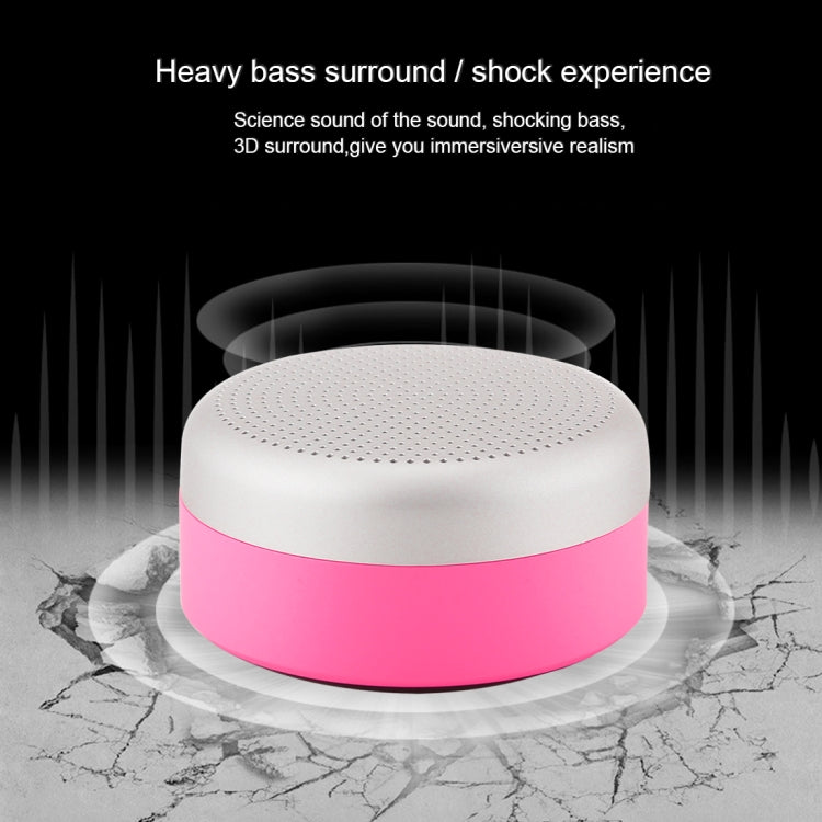 M227 Multifunctional Card Music Playback Bluetooth Speaker, Support Handfree Call & TF Card & AUX Audio Function(Magenta) - Desktop Speaker by PMC Jewellery | Online Shopping South Africa | PMC Jewellery | Buy Now Pay Later Mobicred