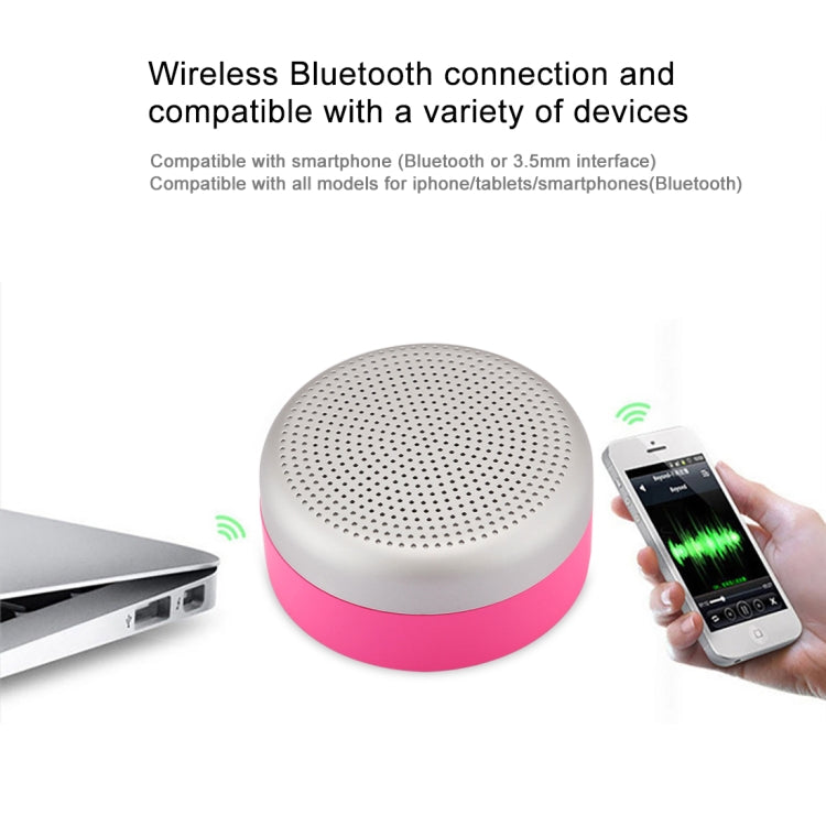 M227 Multifunctional Card Music Playback Bluetooth Speaker, Support Handfree Call & TF Card & AUX Audio Function(Magenta) - Desktop Speaker by PMC Jewellery | Online Shopping South Africa | PMC Jewellery | Buy Now Pay Later Mobicred