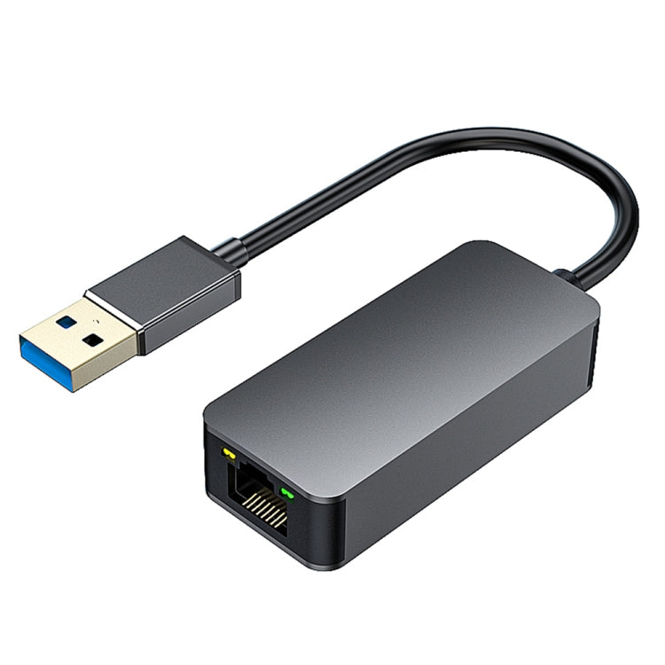 USB-A To 2500Mbps RJ45 Network Card Ethernet Adapter (Grey) - USB Network Adapter by PMC Jewellery | Online Shopping South Africa | PMC Jewellery | Buy Now Pay Later Mobicred