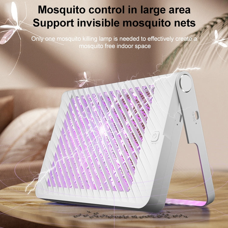 XQN-828 Rechargeable Electric Shock Mosquito Killer Lamp (White) - Repellents by PMC Jewellery | Online Shopping South Africa | PMC Jewellery | Buy Now Pay Later Mobicred