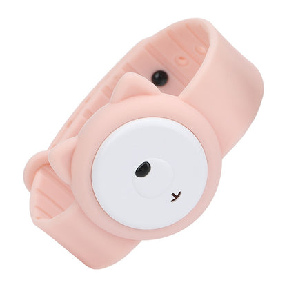 WT-M4 ABS+Silica Gel Children Mosquito Repellent Wristband (Pink) - Repellent Wristband by PMC Jewellery | Online Shopping South Africa | PMC Jewellery | Buy Now Pay Later Mobicred