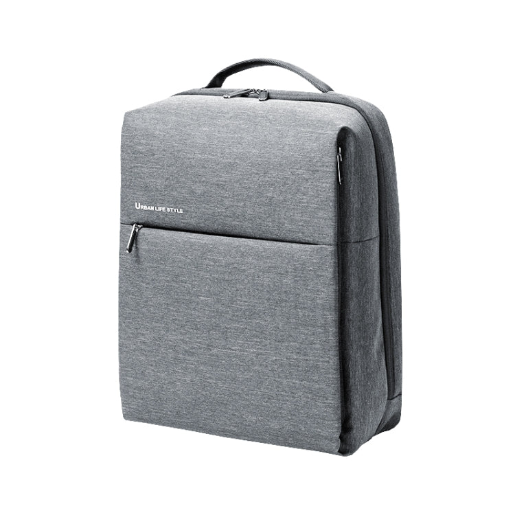 Original Xiaomi Waterproof Simple Backpack Laptop Bag for 15.6 inch Laptop(Light Grey) - Double-shoulder Bags by Xiaomi | Online Shopping South Africa | PMC Jewellery | Buy Now Pay Later Mobicred