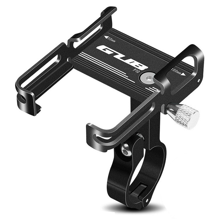 GUB P10 Aluminum Bike Phone Holder(Black) - Holders by GUB | Online Shopping South Africa | PMC Jewellery | Buy Now Pay Later Mobicred