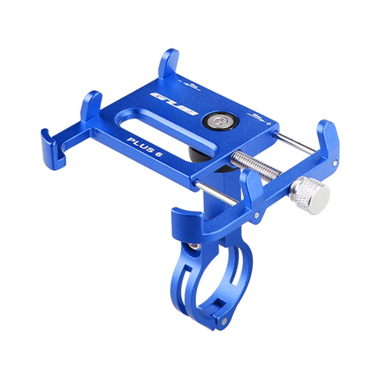 GUB Plus 6 Aluminum Alloy MTB Bike Bicycle Phone Holder(Blue) - Holders by GUB | Online Shopping South Africa | PMC Jewellery | Buy Now Pay Later Mobicred