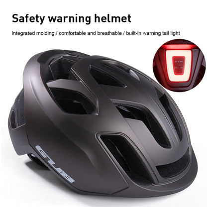GUB SV10 PC + EPS Breathable Bike Helmet Cycling Helmet With Taillights (Pearl White) - Protective Helmet & Masks by GUB | Online Shopping South Africa | PMC Jewellery | Buy Now Pay Later Mobicred