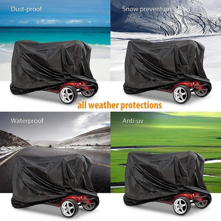 Electric Scooter Dustproof and Anti-ultraviolet Protective Cover,Size: 140x66x91cm(Black) - Dust Covers by PMC Jewellery | Online Shopping South Africa | PMC Jewellery