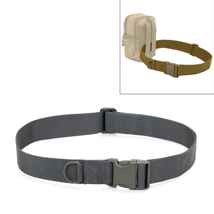 Outdoor Riding Hiking Sports Military Style Multifunctional Waist Belt(Grey) - Belts by PMC Jewellery | Online Shopping South Africa | PMC Jewellery | Buy Now Pay Later Mobicred