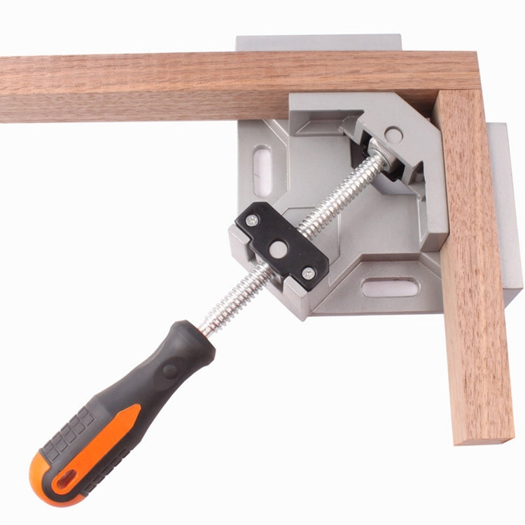 Aluminum Single Handle 90 Degree Right Angle Clamp Angle Clamp Woodworking Frame Clip Right Angle Folder Tool - Clamps by PMC Jewellery | Online Shopping South Africa | PMC Jewellery | Buy Now Pay Later Mobicred