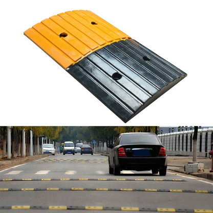 Strip Two-in-one Rubber Speed Bump, Size: 50x30x5cm - Speed Bumps by PMC Jewellery | Online Shopping South Africa | PMC Jewellery