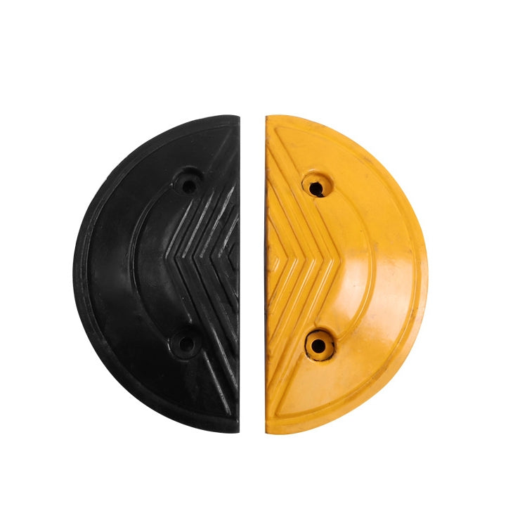 Pair Of Special Round Heads For Rubber Speed Bumps, Diameter: 35cm - Speed Bumps by PMC Jewellery | Online Shopping South Africa | PMC Jewellery