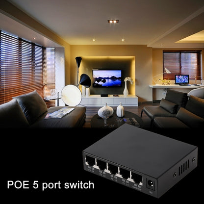 5 Ports 10/100Mbps POE Switch IEEE802.3af Power Over Ethernet Network Switch for IP Camera VoIP Phone AP Devices - Switch by PMC Jewellery | Online Shopping South Africa | PMC Jewellery | Buy Now Pay Later Mobicred