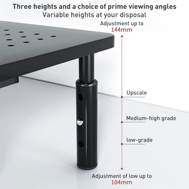 Lenovo ThinkPad GM200 Laptop Stand Monitor Elevated Stand with Phone Holder & Storage Basket - Laptop Stand by Lenovo | Online Shopping South Africa | PMC Jewellery | Buy Now Pay Later Mobicred