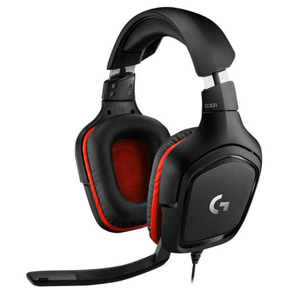 Logitech G331 Dolby 7.1 Surround Sound Stereo Folding Noise Reduction Competition Gaming Headset - Multimedia Headset by Logitech | Online Shopping South Africa | PMC Jewellery | Buy Now Pay Later Mobicred