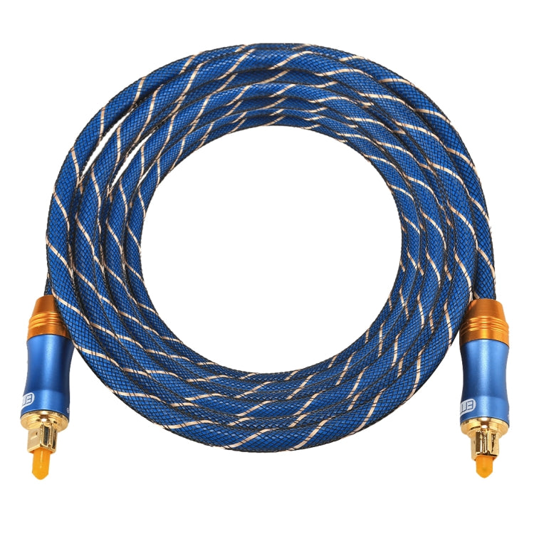 EMK LSYJ-A 3m OD6.0mm Gold Plated Metal Head Toslink Male to Male Digital Optical Audio Cable - Audio Optical Cables by EMK | Online Shopping South Africa | PMC Jewellery | Buy Now Pay Later Mobicred