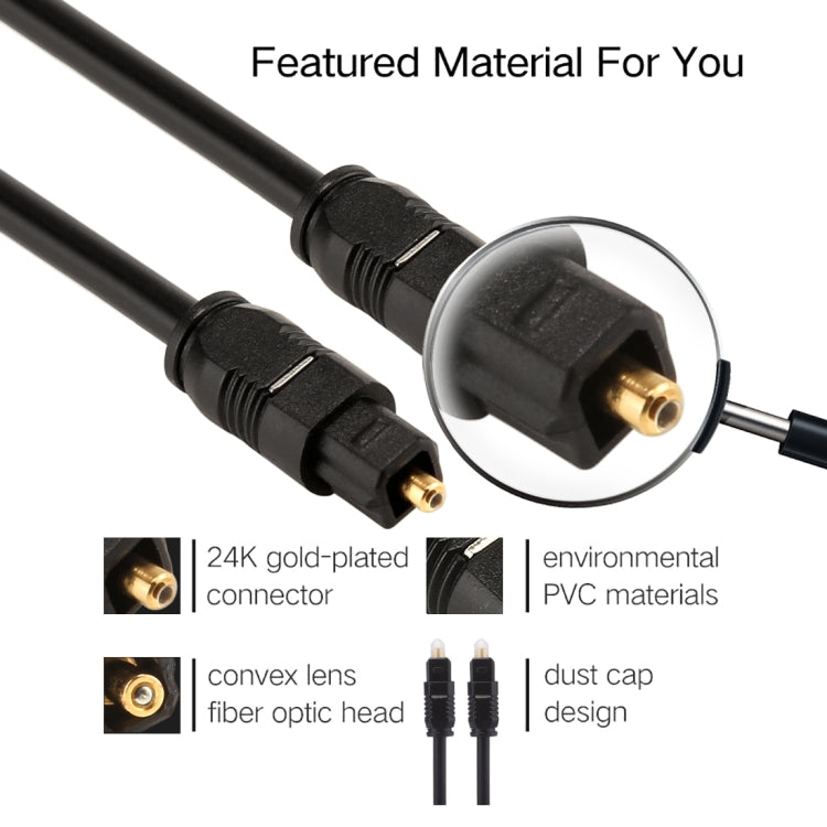 EMK 20m OD4.0mm Toslink Male to Male Digital Optical Audio Cable - Audio Optical Cables by EMK | Online Shopping South Africa | PMC Jewellery | Buy Now Pay Later Mobicred