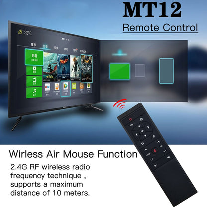 MT12 2.4G Air Mouse Remote Control with Fidelity Voice Input & IR Learning for PC & Android TV Box & Laptop & Projector - MINI PC Accessories & Gadgets by PMC Jewellery | Online Shopping South Africa | PMC Jewellery | Buy Now Pay Later Mobicred