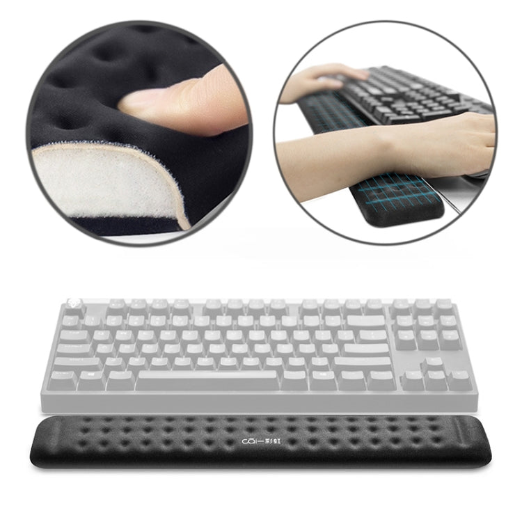 Mechanical Keyboard Wrist Rest Memory Foam Mouse Pad, Size : M (Black) - Mouse Pads by PMC Jewellery | Online Shopping South Africa | PMC Jewellery | Buy Now Pay Later Mobicred