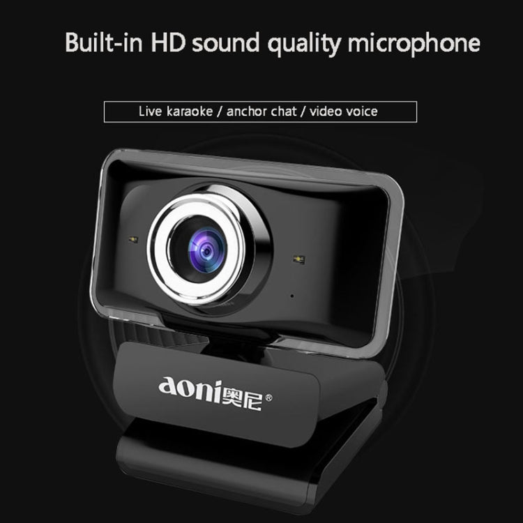 aoni C11 720P 150-degree Wide-angle Manual Focus HD Computer Camera with Microphone - HD Camera by PMC Jewellery | Online Shopping South Africa | PMC Jewellery | Buy Now Pay Later Mobicred