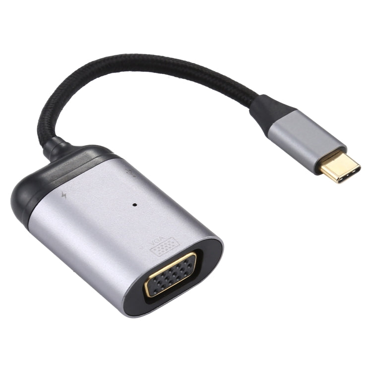 4K UHD USB-C / Type-C to VGA + PD Data Sync Adapter Cable - Cable & Adapters by PMC Jewellery | Online Shopping South Africa | PMC Jewellery | Buy Now Pay Later Mobicred