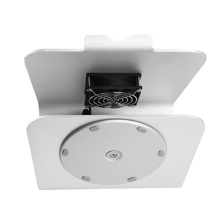 SOPI ZJ-001 Rotation Style Aluminum Cooling Stand with Cool Fan for Laptop, Suitable for Mac Air, Mac Pro,  iPad, and Other Laptops (Silver) - Laptop Stand by PMC Jewellery | Online Shopping South Africa | PMC Jewellery | Buy Now Pay Later Mobicred