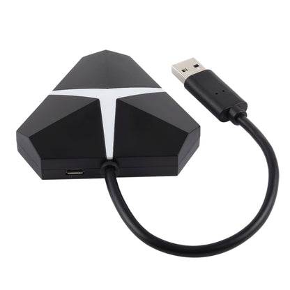 5Gbps Super Speed 4 Ports USB 3.0 HUB Adapter, Cable Length: about 20cm(Black) - USB 3.0 HUB by PMC Jewellery | Online Shopping South Africa | PMC Jewellery | Buy Now Pay Later Mobicred