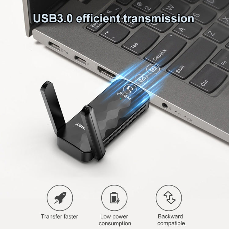 COMFAST CF-955AX 1800Mbps WiFi6 USB Wireless Network Card - USB Network Adapter by COMFAST | Online Shopping South Africa | PMC Jewellery | Buy Now Pay Later Mobicred