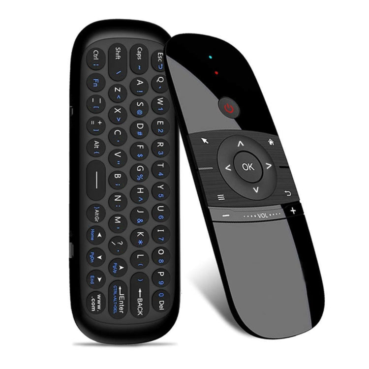 W1 Wireless QWERTY 57-Keys Keyboard 2.4G Air Mouse Remote Controller with LED Indicator for Android TV Box, Mini PC, Smart TV, Projector, HTPC, All-in-one PC / TV - MINI PC Accessories & Gadgets by PMC Jewellery | Online Shopping South Africa | PMC Jewellery | Buy Now Pay Later Mobicred