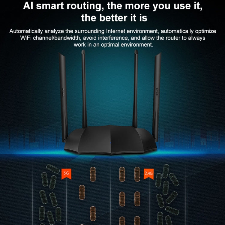 Tenda AC8 AC1200 2.4 / 5GHz Dual-Band Gigabit Port Wireless Router - Wireless Routers by Tenda | Online Shopping South Africa | PMC Jewellery | Buy Now Pay Later Mobicred