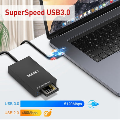 Rocketek CR312-A USB3.0 SD / XQD 2 in 1 Card Reader -  by ROCKETEK | Online Shopping South Africa | PMC Jewellery | Buy Now Pay Later Mobicred