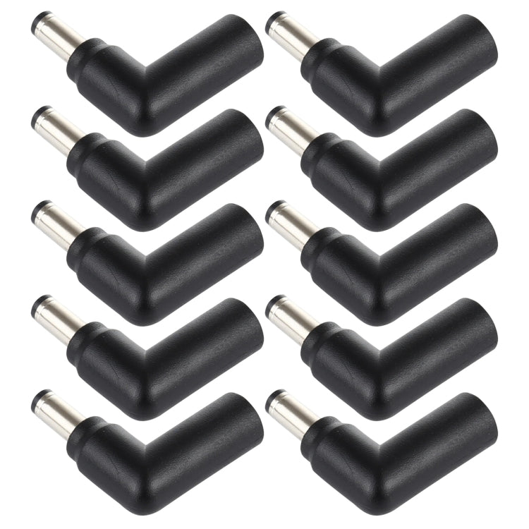 10 PCS 4.5 x 3.0mm Female to 5.5 x 2.1mm Male Plug Elbow Adapter Connector - Universal Power Adapter by PMC Jewellery | Online Shopping South Africa | PMC Jewellery | Buy Now Pay Later Mobicred