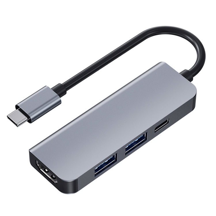 2008N 4 In 1 USB 3.0 x2 + HDMI + PD Multi-function Intelligent Type-C / USB-C HUB Docking Station - USB HUB by PMC Jewellery | Online Shopping South Africa | PMC Jewellery | Buy Now Pay Later Mobicred