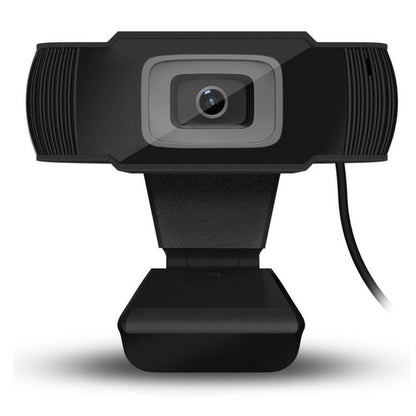 HXSJ A870 480P Pixels HD 360 Degree WebCam USB 2.0 PC Camera with Microphone for Skype Computer PC Laptop, Cable Length: 1.4m(Black) - HD Camera by HXSJ | Online Shopping South Africa | PMC Jewellery | Buy Now Pay Later Mobicred