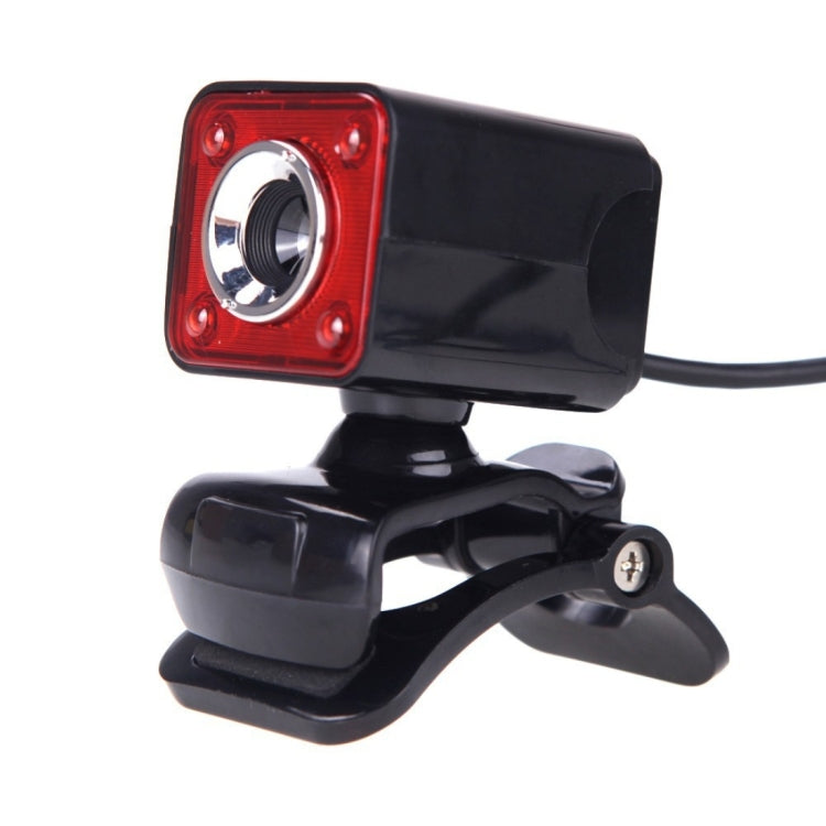 A862 360 Degree Rotatable 480P WebCam USB Wire Camera with Microphone & 4 LED lights for Desktop Skype Computer PC Laptop, Cable Length: 1.4m - HD Camera by PMC Jewellery | Online Shopping South Africa | PMC Jewellery | Buy Now Pay Later Mobicred