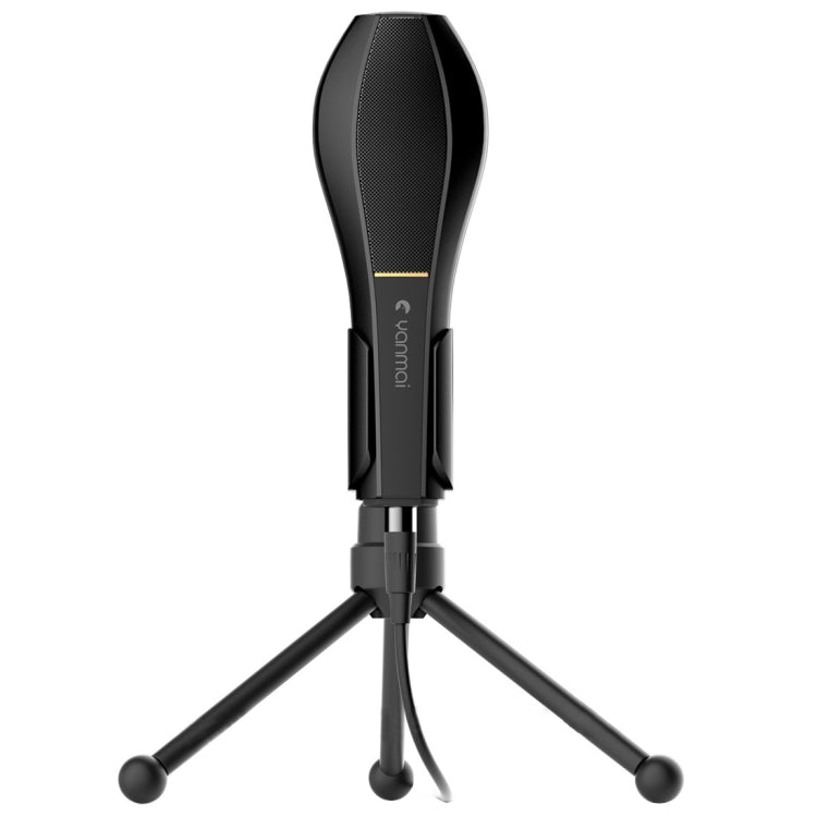 Yanmai Q5 USB 2.0 Game Studio Condenser Sound Recording Microphone with Holder, Compatible with PC and Mac for  Live Broadcast Show, KTV, etc.(Black) - Microphone by Yanmai | Online Shopping South Africa | PMC Jewellery | Buy Now Pay Later Mobicred