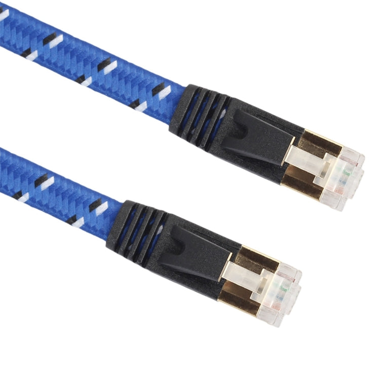 10m Gold Plated CAT-7 10 Gigabit Ethernet Ultra Flat Patch Cable for Modem Router LAN Network, Built with Shielded RJ45 Connector - Lan Cable and Tools by PMC Jewellery | Online Shopping South Africa | PMC Jewellery | Buy Now Pay Later Mobicred