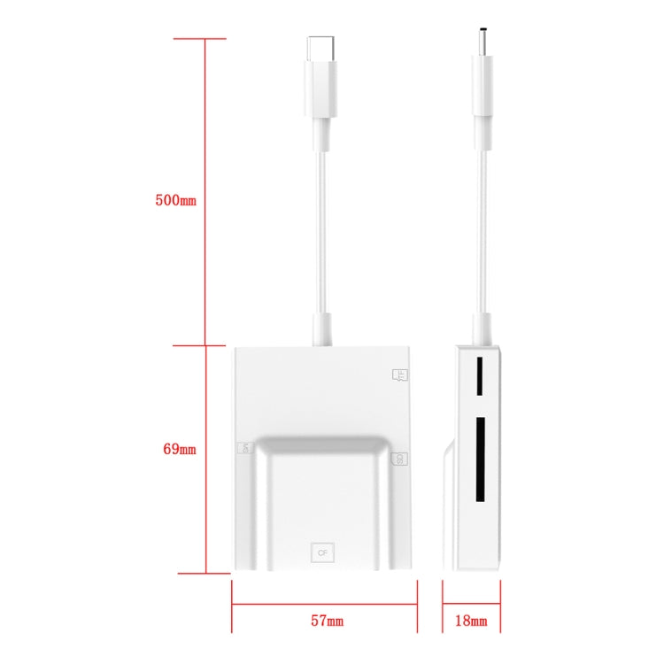 NK-3057H 4 in 1 USB-C/Type-C Multifunctional Card Reader -  by PMC Jewellery | Online Shopping South Africa | PMC Jewellery | Buy Now Pay Later Mobicred