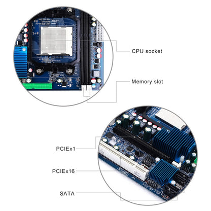 Computer Motherboard A78 DDR3 Memory Motherboard Support AM3 938 Dual-core Quad-core - Motherboard by PMC Jewellery | Online Shopping South Africa | PMC Jewellery | Buy Now Pay Later Mobicred