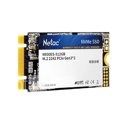 Netac N930ES 512GB M.2 2242 PCIe Gen3x2 Solid State Drive - Solid State Drives by Netac | Online Shopping South Africa | PMC Jewellery | Buy Now Pay Later Mobicred