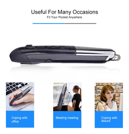 PR-08 6-keys Smart Wireless Optical Mouse with Stylus Pen & Laser Function (Black) - Wireless Mice by PMC Jewellery | Online Shopping South Africa | PMC Jewellery | Buy Now Pay Later Mobicred