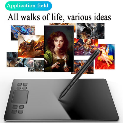 VEIKK A50 10x6 inch 5080 LPI Smart Touch Electronic Graphic Tablet, with Type-c Interface -  by VEIKK | Online Shopping South Africa | PMC Jewellery