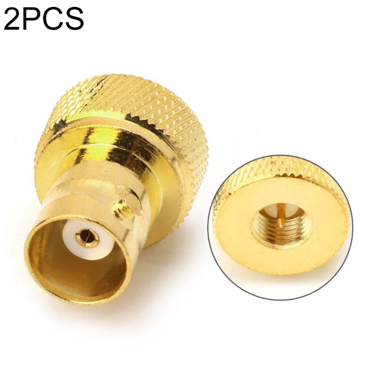 2 PCS BNC Female to SMA Male RF Coaxial Connector - DVB-T & Simulation Antenna by PMC Jewellery | Online Shopping South Africa | PMC Jewellery