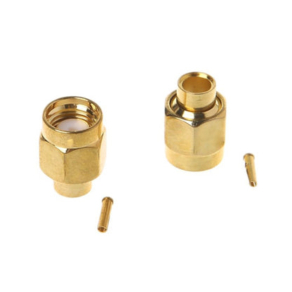 20 PCS SMA-JB3 RF Connector SMA Male Inner Screw & Pin Solder Semi-Rigid - DVB-T & Simulation Antenna by PMC Jewellery | Online Shopping South Africa | PMC Jewellery | Buy Now Pay Later Mobicred