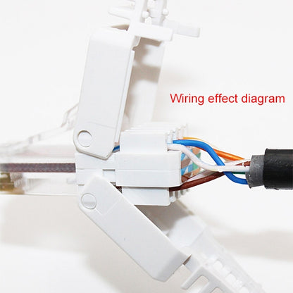 Tool-free Crimping RJ-45 Connector Modular Plug, Short Version UTP Cat6 - Lan Cable and Tools by PMC Jewellery | Online Shopping South Africa | PMC Jewellery