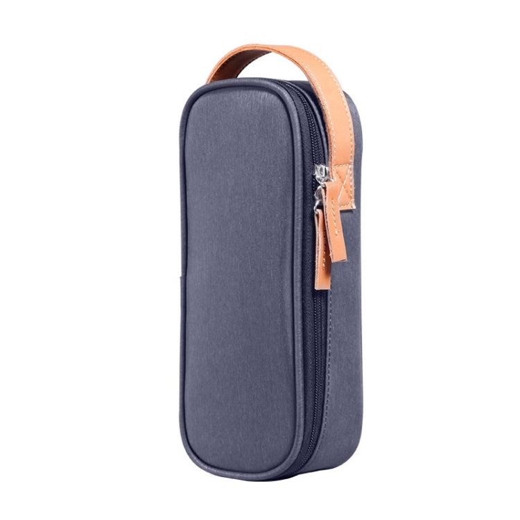 Multi-function Headphone Charger Data Cable Storage Bag, Ultra Fiber Portable Power Pack, Size: M, 16.5x6x23.5cm (Blue) - Other by PMC Jewellery | Online Shopping South Africa | PMC Jewellery | Buy Now Pay Later Mobicred