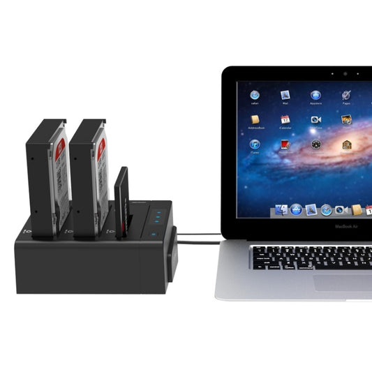 ORICO 6638US3-C 3-bay USB 3.0 Type-B to SATA External Hard Disk Box Storage Case Hard Disk Docking Station / Duplicator for 2.5 inch / 3.5 inch SATA HDD / SSD - HDD Enclosure by ORICO | Online Shopping South Africa | PMC Jewellery | Buy Now Pay Later Mobicred